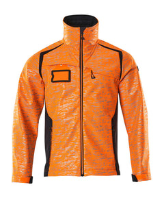 Softshell-takki - 19202-291 - hi-vis oranssi/tumma laivastonsininen