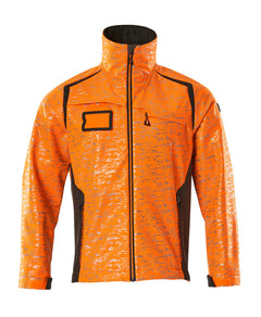 Softshell-takki - 19202-291 - hi-vis oranssi/tumma antrasiitti