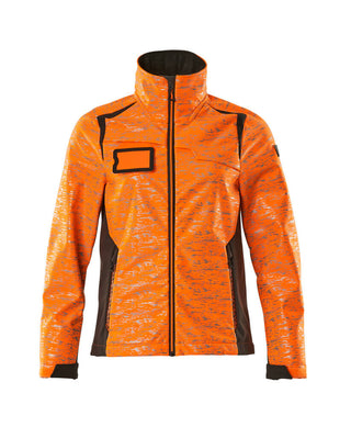 Softshell-takki - 19212-291 - hi-vis oranssi/tumma antrasiitti