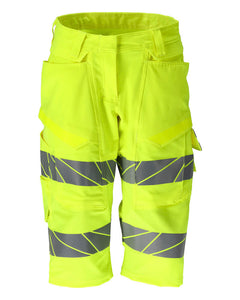 Shortsit, pitkät - 19248-510 - hi-vis keltainen