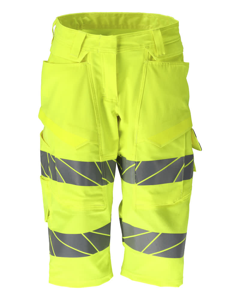 Shortsit, pitkät - 19248-510 - hi-vis keltainen