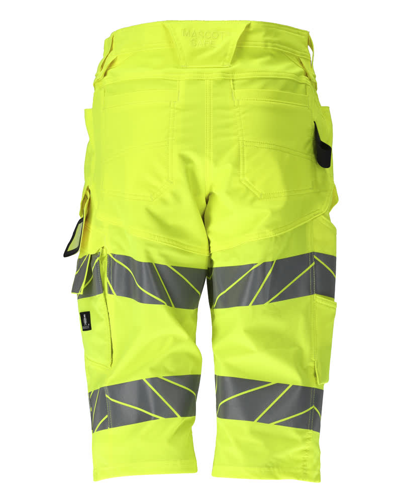 Shortsit, pitkät - 19248-510 - hi-vis keltainen