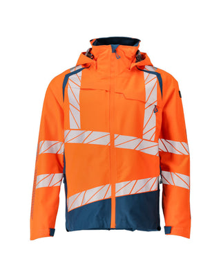 Kuoritakki - 19301-231 - hi-vis oranssi/tumma petrooli