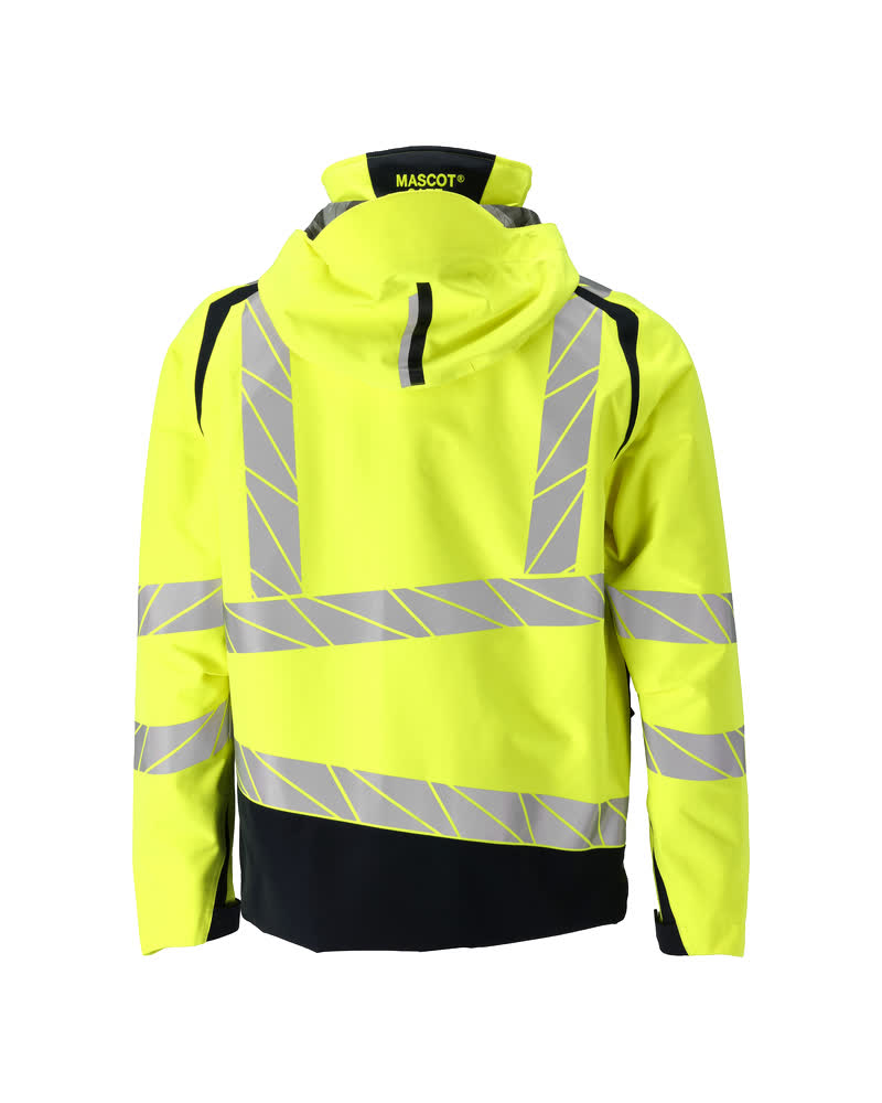 Kuoritakki - 19301-231 - hi-vis keltainen/tumma laivastonsininen