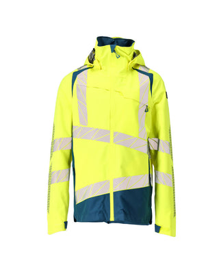 Kuoritakki - 19301-231 - hi-vis keltainen/tumma petrooli