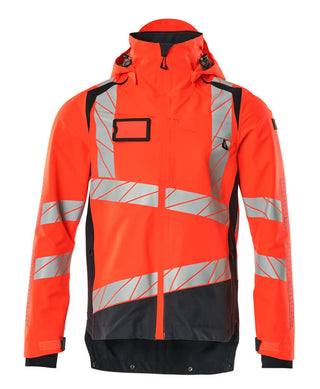 Kuoritakki - 19301-231 - hi-vis punainen/syvä tummansininen
