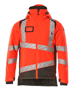 Talvitakki - 19335-231 - hi-vis punainen/tumma antrasiitti