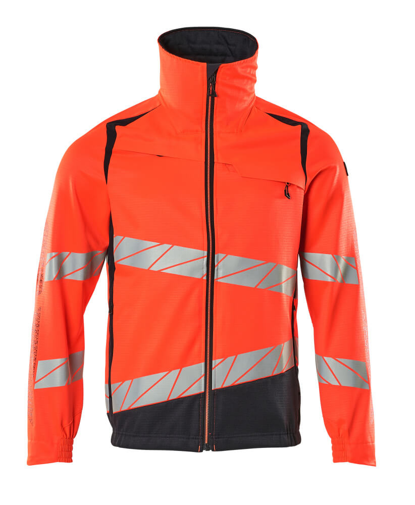Takki - 19509-236 - hi-vis punainen/syvä tummansininen