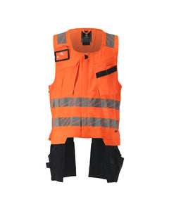 Työkaluliivi - 19589-711 - hi-vis oranssi/tumma laivastonsininen