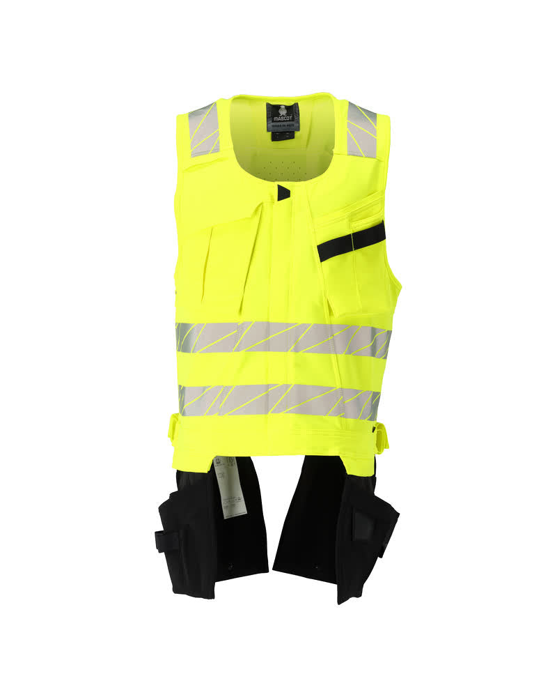 Työkaluliivi - 19589-711 - hi-vis keltainen/musta