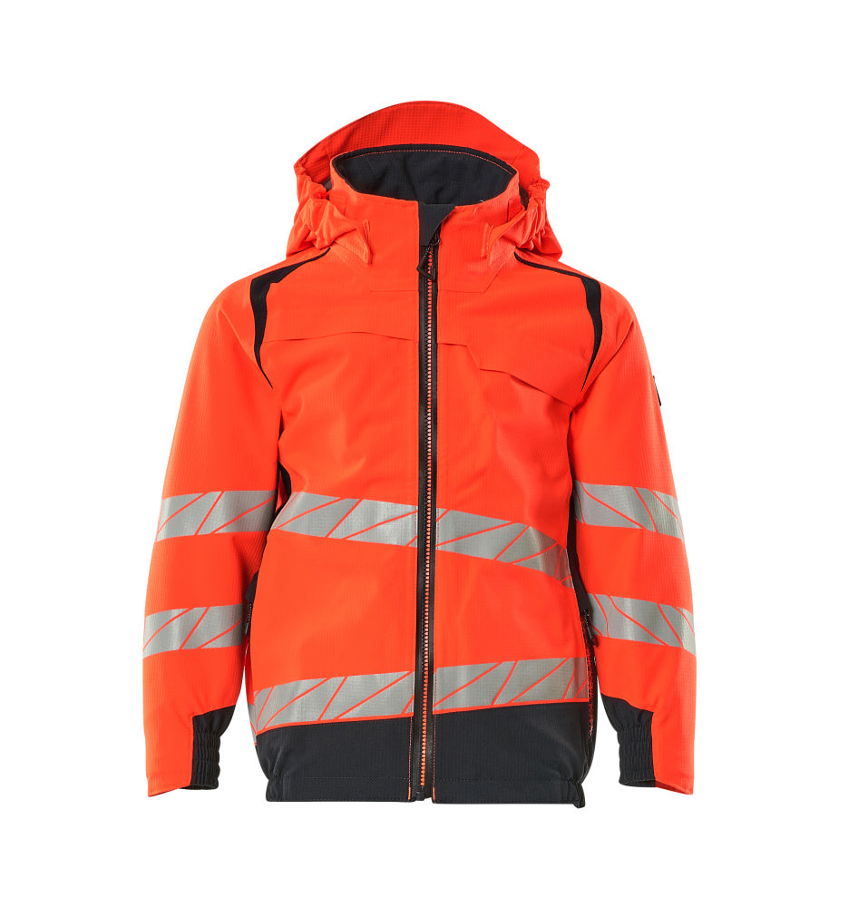 Kuoritakki lapsille - 19901-449 - hi-vis punainen/syvä tummansininen