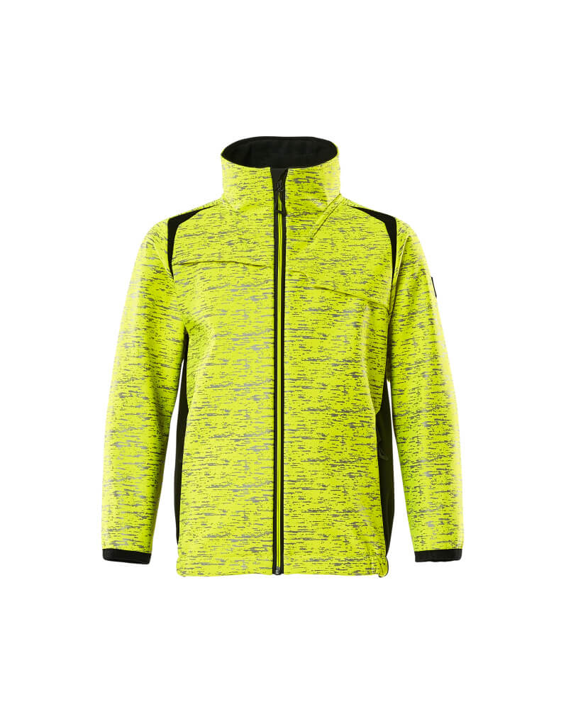 Softshell-takki lapsille - 19902-291 - hi-vis keltainen/musta