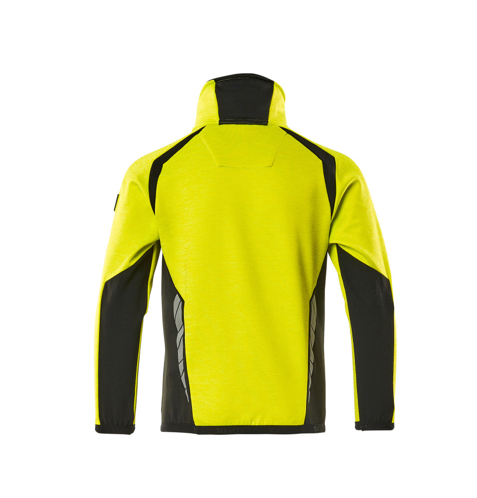 Fleecepusero lapsille - 19903-316 - hi-vis keltainen/musta