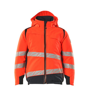 Talvitakki lapsille - 19935-449 - hi-vis punainen/syvä tummansininen