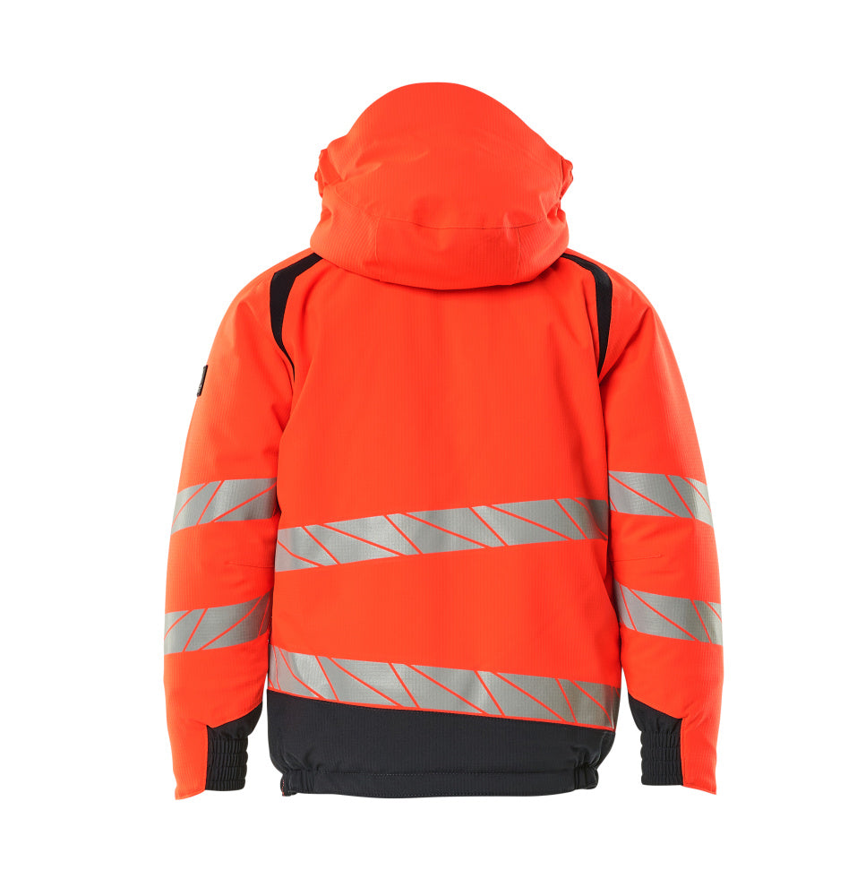 Talvitakki lapsille - 19935-449 - hi-vis punainen/syvä tummansininen