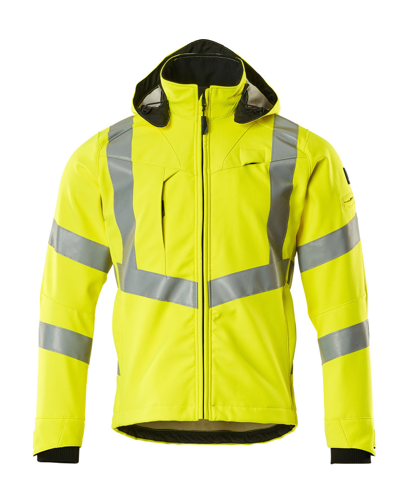 Softshell-takki - 20502-246 - hi-vis keltainen