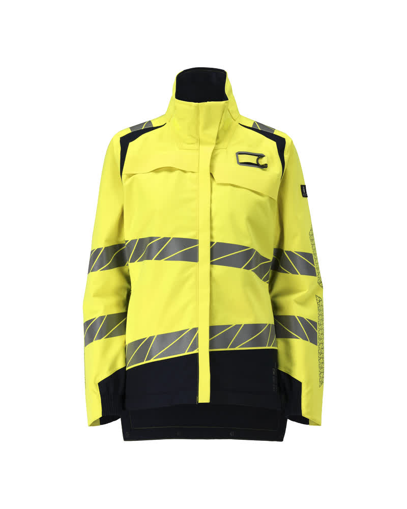 Talvitakki - 21045-292 - hi-vis keltainen/tumma laivastonsininen