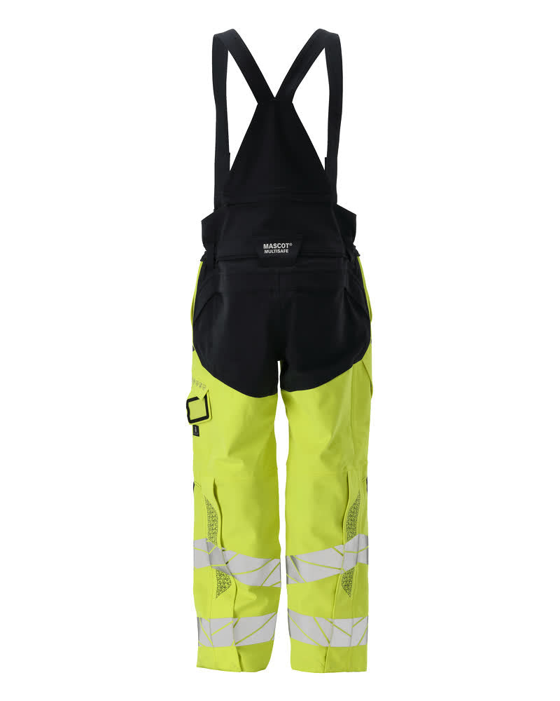 Päällyshousut - 21090-292 - hi-vis keltainen/tumma laivastonsininen