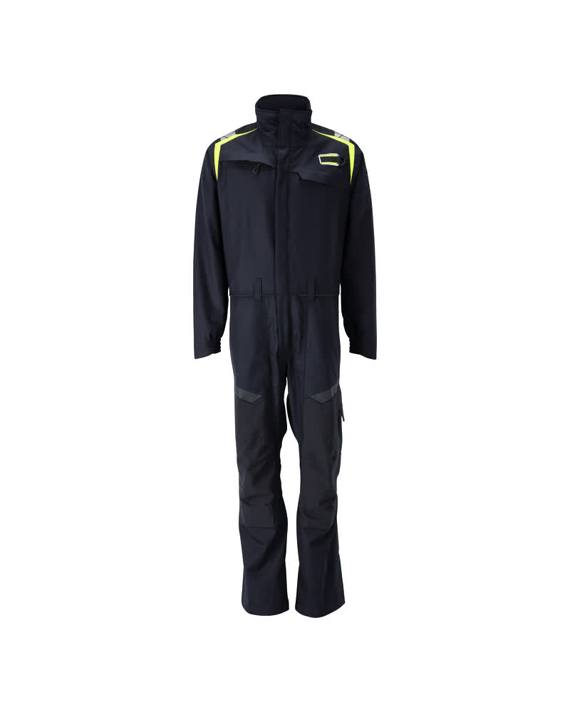 Umpihaalari polvitaskuilla - 21519-281 - tumma laivastonsininen/hi-vis keltainen
