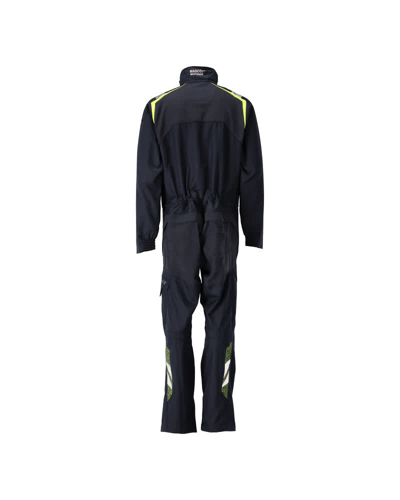 Umpihaalari polvitaskuilla - 21519-281 - tumma laivastonsininen/hi-vis keltainen