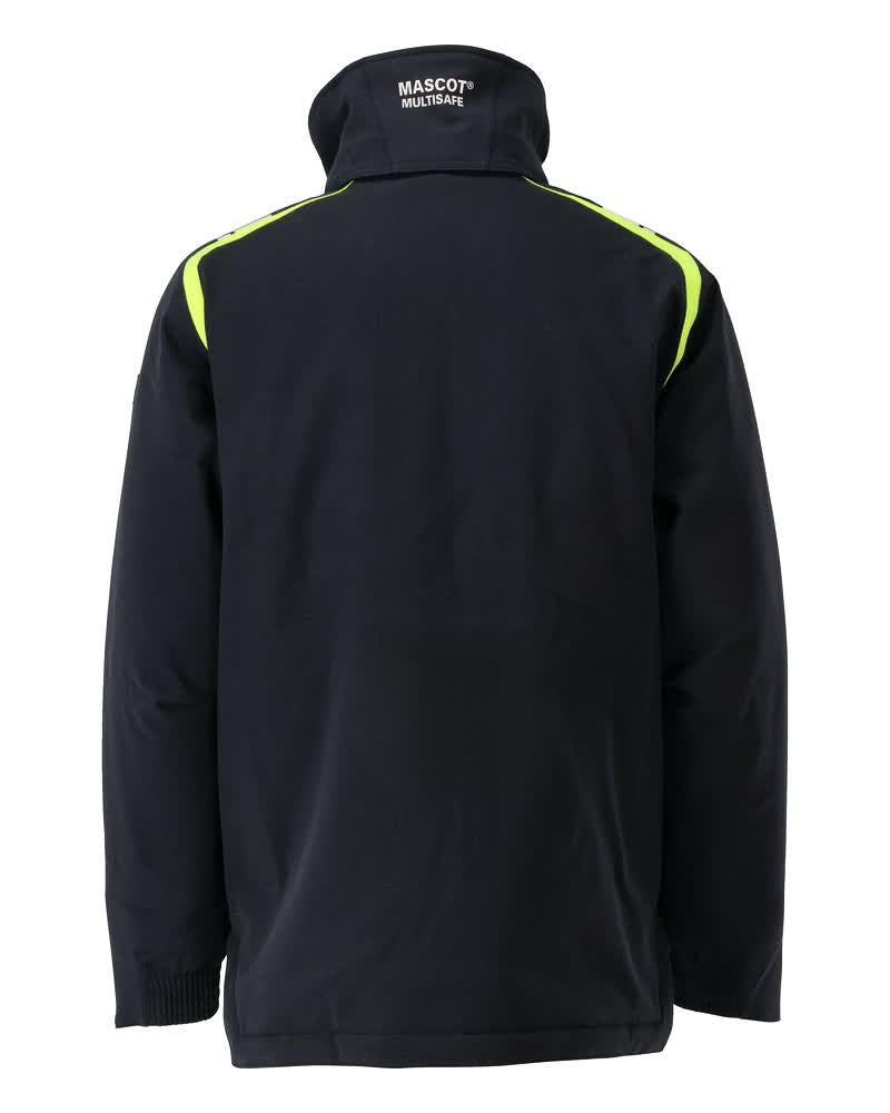 Talvitakki - 21535-292 - tumma laivastonsininen/hi-vis keltainen