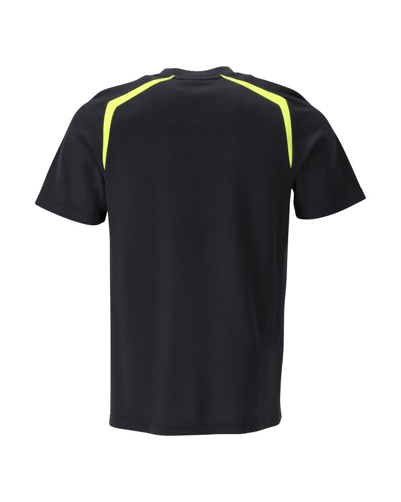 T-Paita - 21582-327 - tumma laivastonsininen/hi-vis keltainen