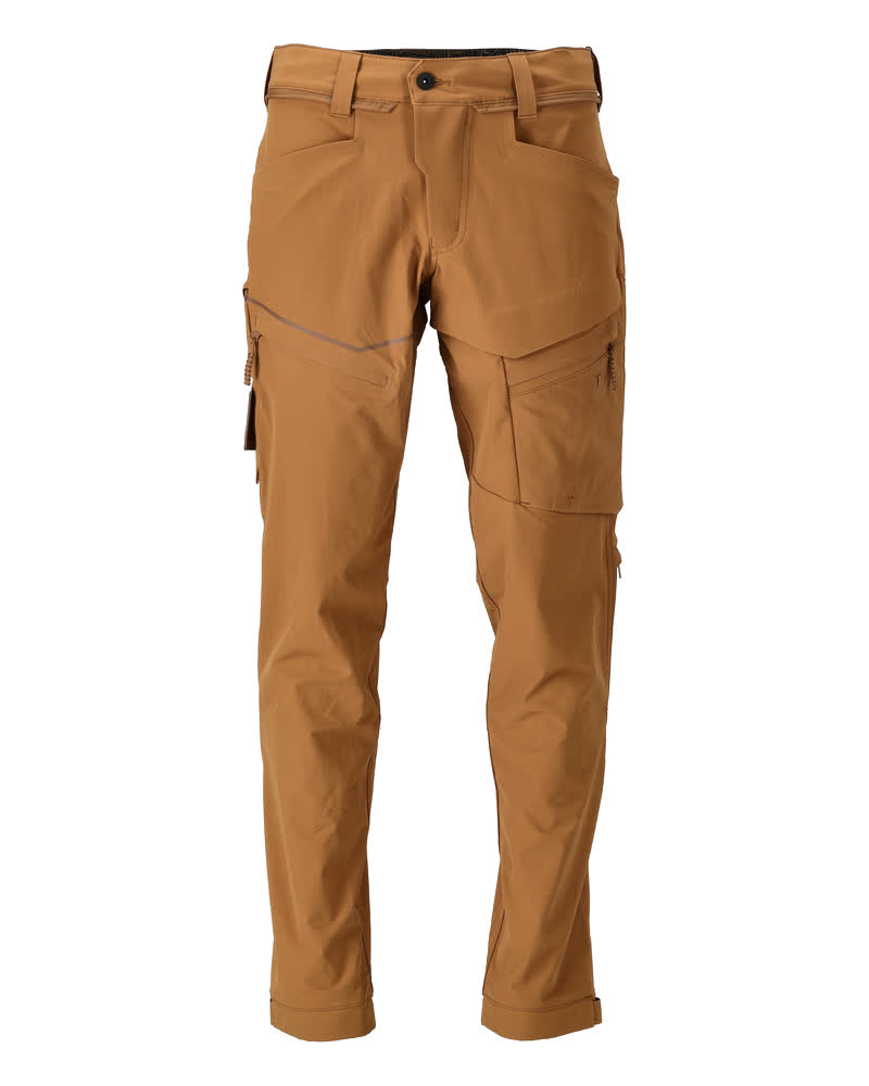 Tekniset housut - 22059-605 - pähkinänruskea