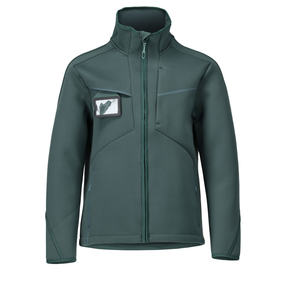 Softshell-takki - 22085-662 - metsänvihreä