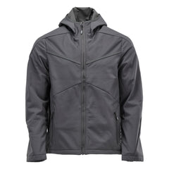 Softshell takki huppu - 22102-649 - kivenharmaa
