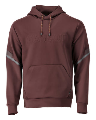 Fleece huppari - 22186-608 - viininpunainen