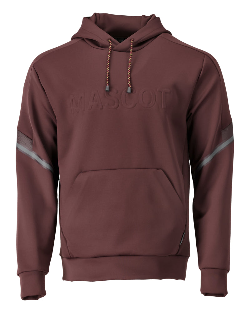 Fleece huppari - 22186-608 - viininpunainen