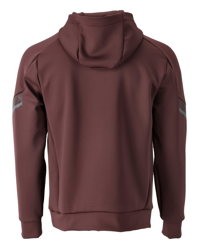 Fleece huppari - 22186-608 - viininpunainen
