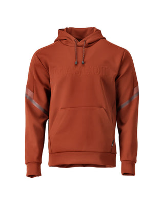 Fleece huppari - 22186-608 - syksynpunainen