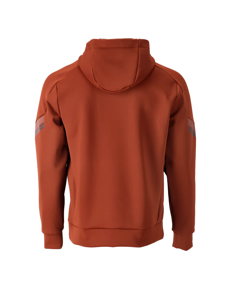 Fleece huppari - 22186-608 - syksynpunainen