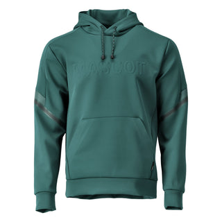 Fleece huppari - 22186-608 - metsänvihreä