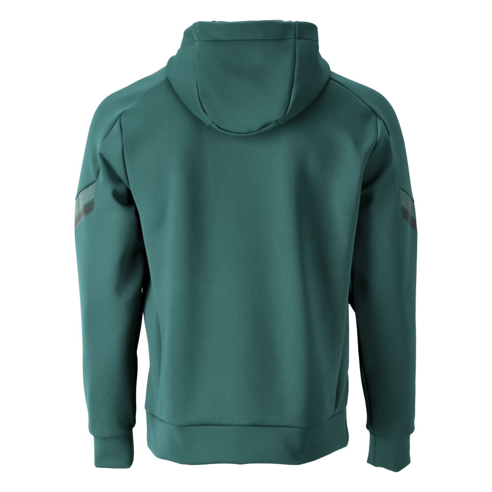 Fleece huppari - 22186-608 - metsänvihreä