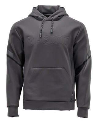 Fleece huppari - 22186-608 - kivenharmaa
