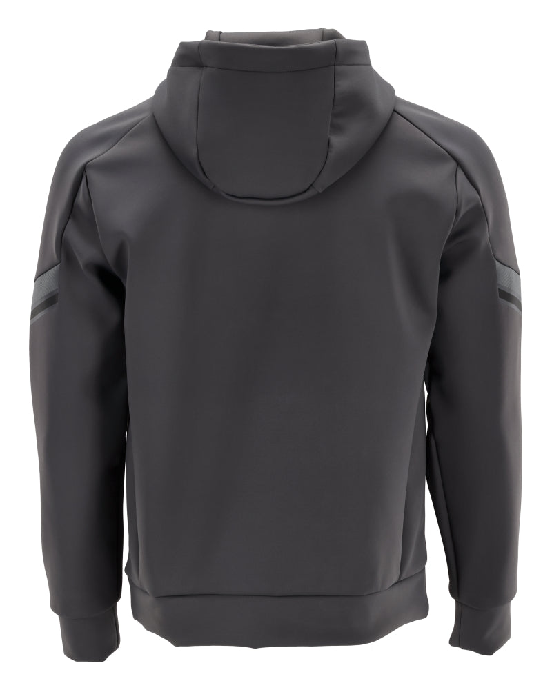 Fleece huppari - 22186-608 - kivenharmaa