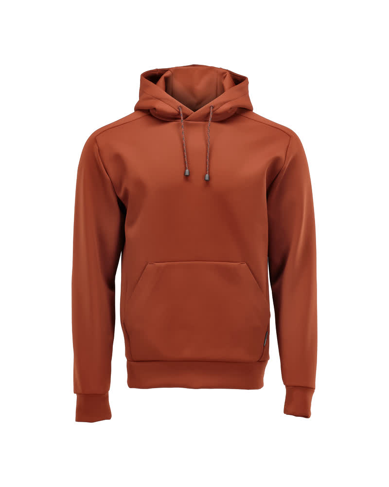 Fleece huppari - 22286-608 - syksynpunainen
