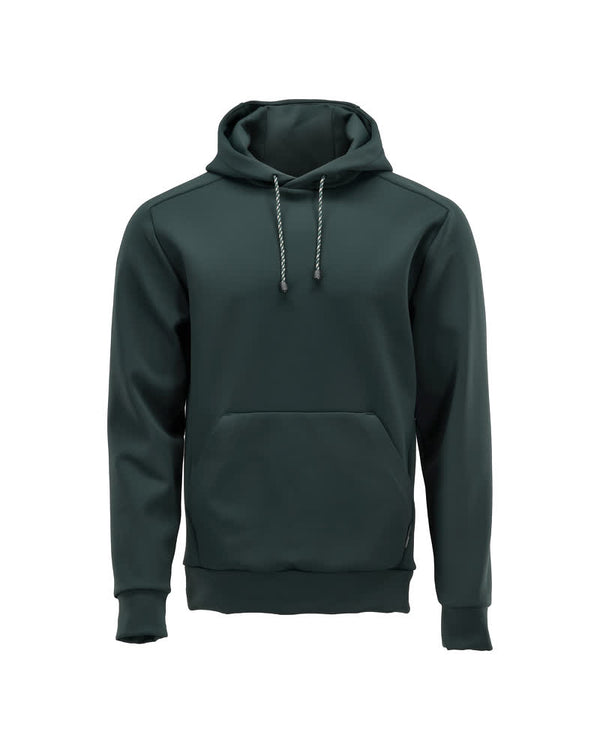 Fleece huppari - 22286-608 - metsänvihreä