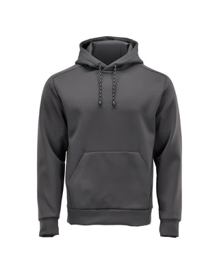 Fleece huppari - 22286-608 - kivenharmaa