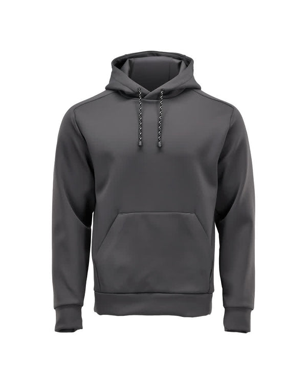 Fleece huppari - 22286-608 - kivenharmaa