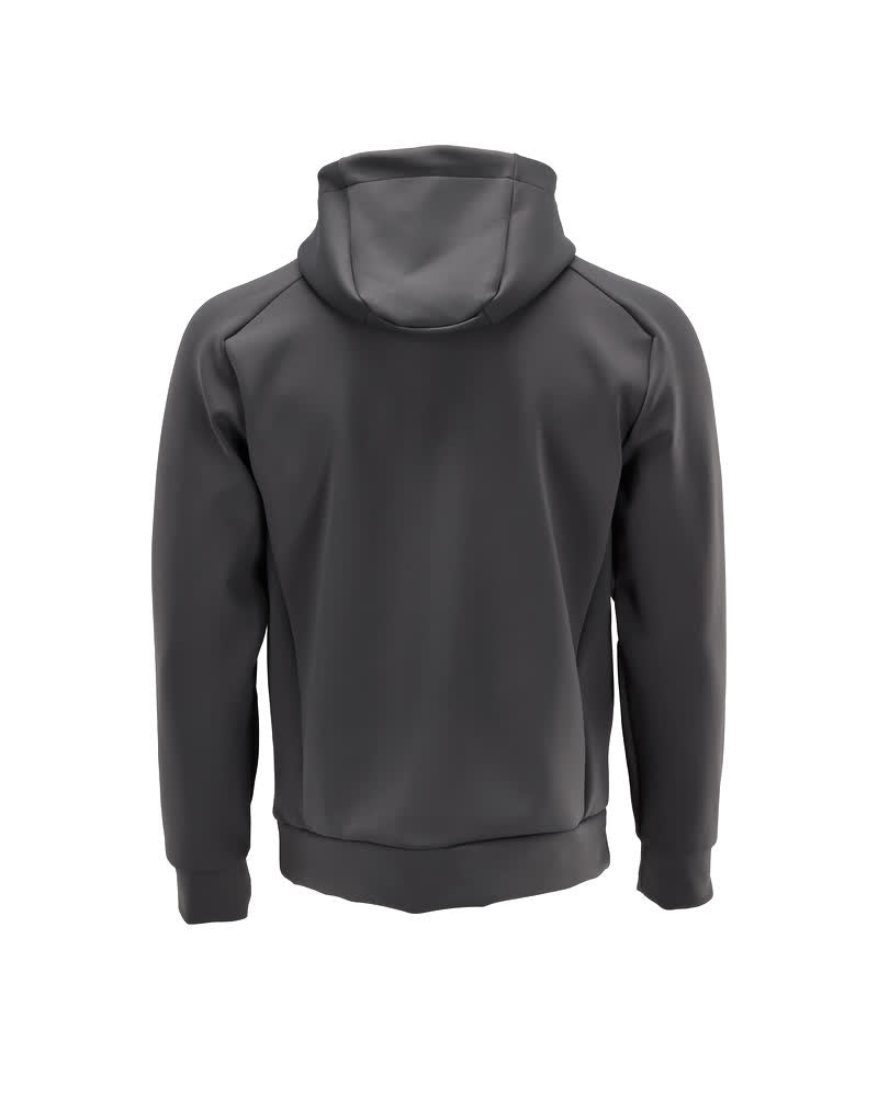 Fleece huppari - 22286-608 - kivenharmaa