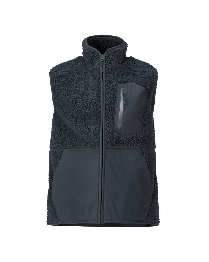 Nukka liivi vetoketjulla - 22465-682 - syvä tummansininen
