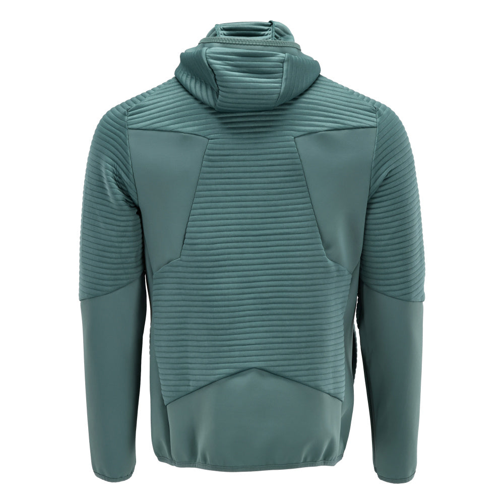 Fleece huppari vetoketjulla - 22603-681 - vaalea metsänvihreä
