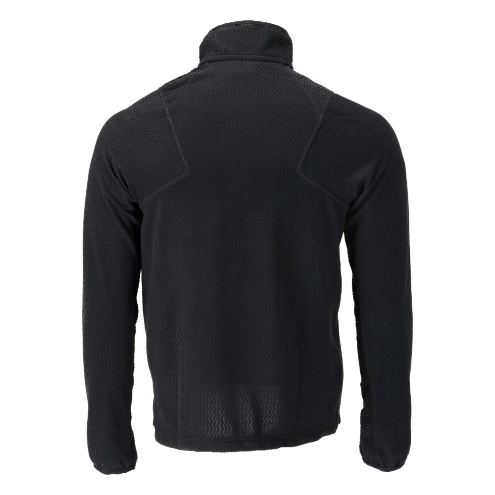 Mikrofleece pusero lyhyellä vetoketjulla - 22703-639 - musta
