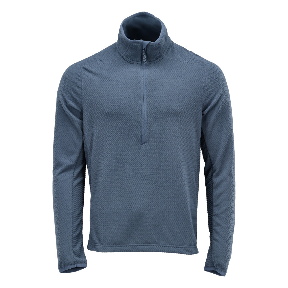 Mikrofleece pusero lyhyellä vetoketjulla - 22703-639 - kivensininen