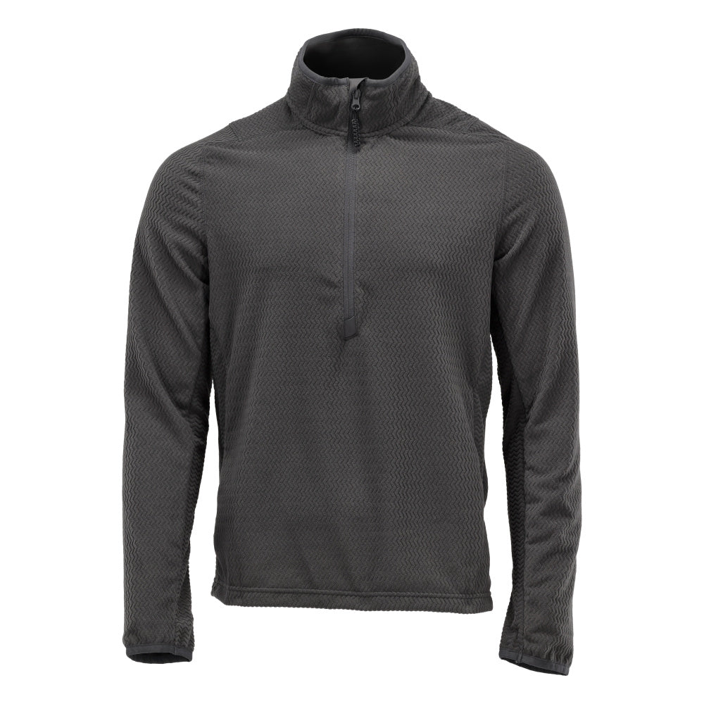 Mikrofleece pusero lyhyellä vetoketjulla - 22703-639 - kivenharmaa