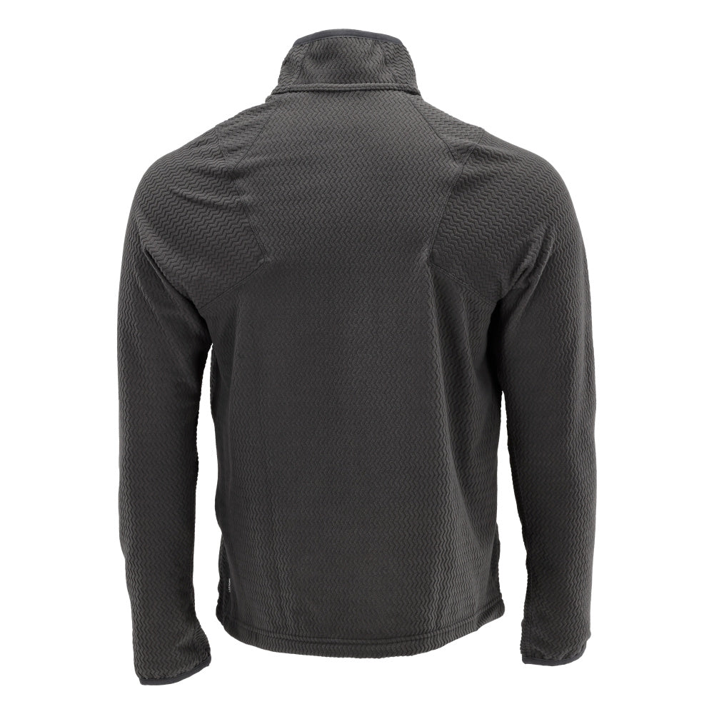 Mikrofleece pusero lyhyellä vetoketjulla - 22703-639 - kivenharmaa