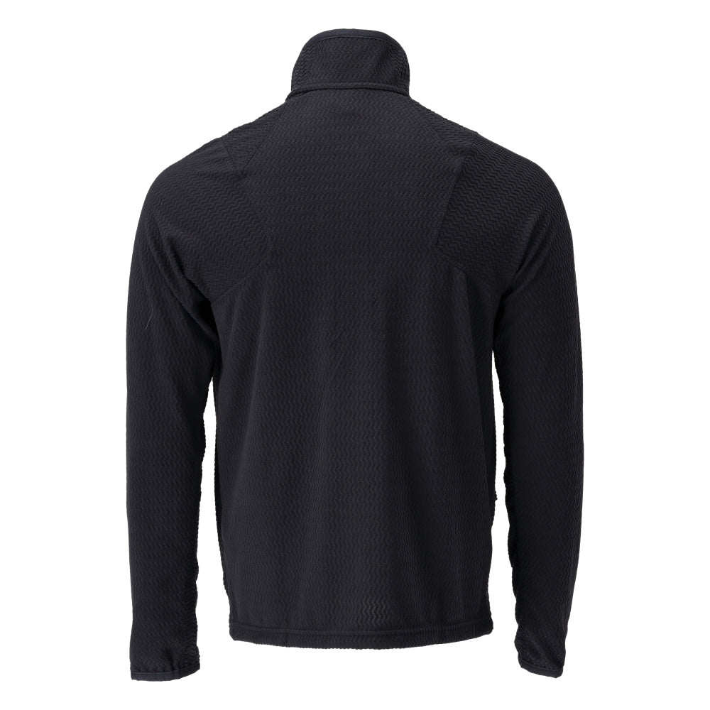 Mikrofleece pusero vetoketjulla - 22803-639 - syvä tummansininen
